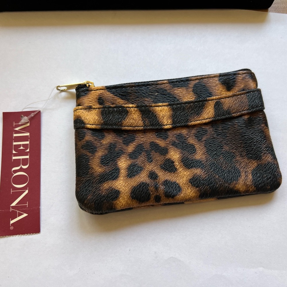 NWT Merona Leopard Print Cardholder / Wallet